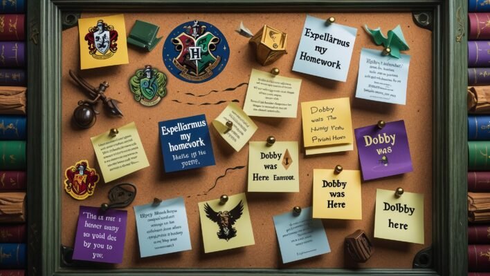 Magical Meme Board in Gryffindor Tower