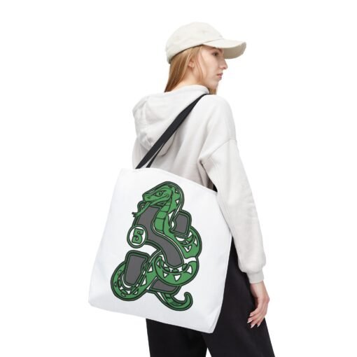 🐍 House of Snake Tote Bag – Carry Your Cunning in Style - Image 2