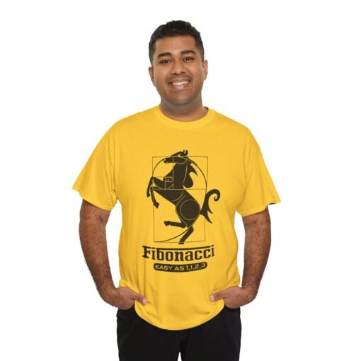 🏎️📐 Fibonacci Horsepower Unisex T-Shirt – Speed Meets Sacred Geometry - Image 6