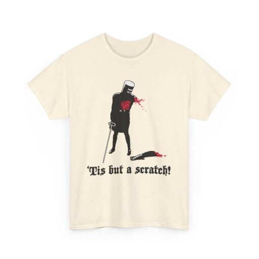 ⚔️ 'Tis But a Scratch Unisex Heavy Cotton T-Shirt – Bold, Brash & Barely Bleeding - Image 18