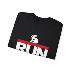 Alternative view of 🐇 RUN AWAY Unisex Sweatshirt – Dangerously Funny, Surprisingly Cozy
