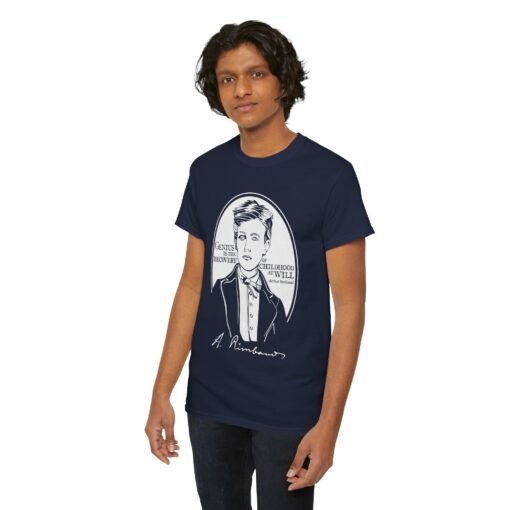 🎨🧠 Arthur Rimbaud Unisex T-Shirt – Genius Never Grows Old - Image 7