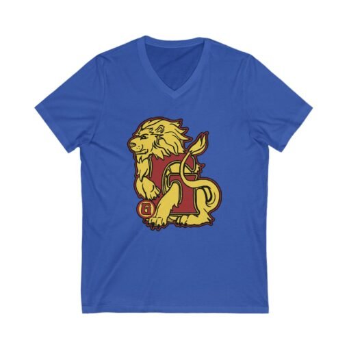 🦁 House of Lion Unisex V-Neck T-Shirt – Bravery With a Bold Edge - Image 5