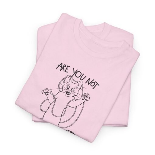 🐱🧶 Are You Not Entertained? Unisex T-Shirt – Feline Drama at Its Finest - Image 3