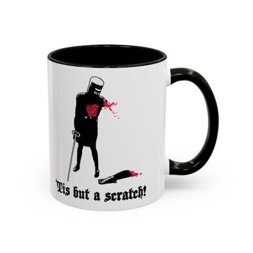 ⚔️ 'Tis But a Scratch Mug – Start Your Day Like a Fearless Fool - Image 3