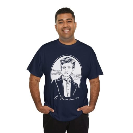 🎨🧠 Arthur Rimbaud Unisex T-Shirt – Genius Never Grows Old - Image 6
