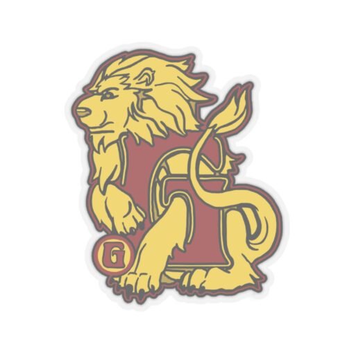 🦁 House of Lion Indoor Sticker – Bold Spirit, Stuck Indoors - Image 4