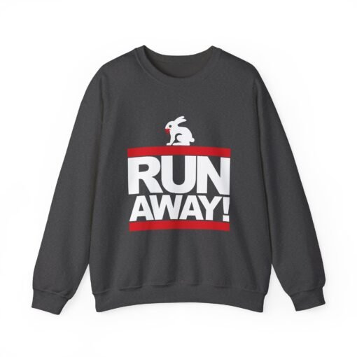 🐇 RUN AWAY Unisex Sweatshirt – Dangerously Funny, Surprisingly Cozy - Image 10