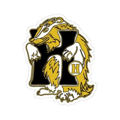 🦡 House of Badger Indoor Sticker – Stick with Loyalty