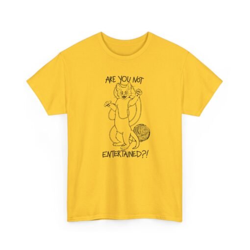 🐱🧶 Are You Not Entertained? Unisex T-Shirt – Feline Drama at Its Finest - Image 17
