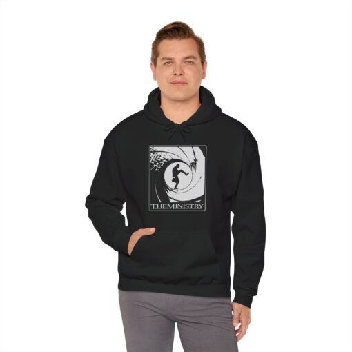 🕴️ Ministry of Silly Walks x James Bond Unisex Hoodie – Class Meets Comedy - Image 3