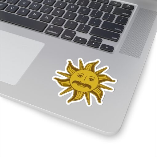 🌞 King Arthur’s Sun Emblem Indoor Sticker – A Radiant Relic of Absurdity - Image 14