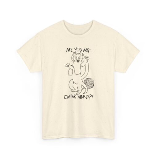🐱🧶 Are You Not Entertained? Unisex T-Shirt – Feline Drama at Its Finest - Image 15