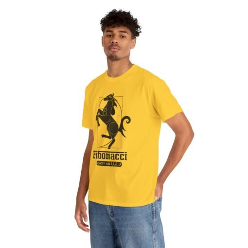 🏎️📐 Fibonacci Horsepower Unisex T-Shirt – Speed Meets Sacred Geometry - Image 5