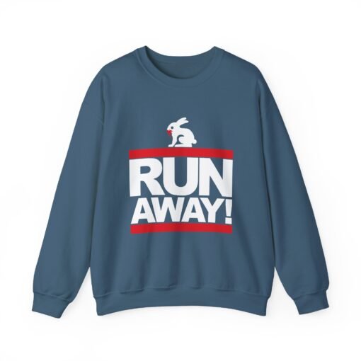 🐇 RUN AWAY Unisex Sweatshirt – Dangerously Funny, Surprisingly Cozy - Image 12
