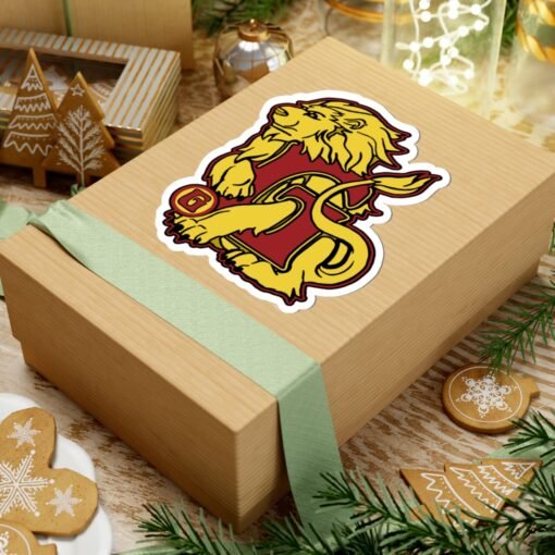 🦁 House of Lion Indoor Sticker – Bold Spirit, Stuck Indoors - Image 3