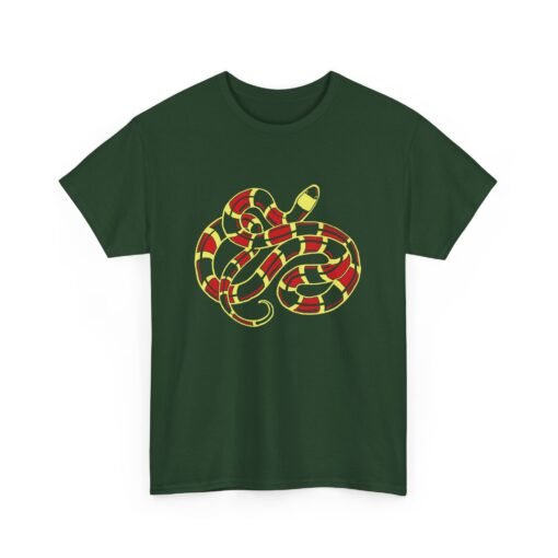 🐍🔥 Curled Coral Snake Unisex T-Shirt – Dangerously Stylish, Naturally Bold - Image 14
