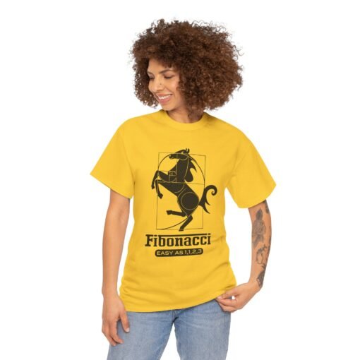 🏎️📐 Fibonacci Horsepower Unisex T-Shirt – Speed Meets Sacred Geometry - Image 2