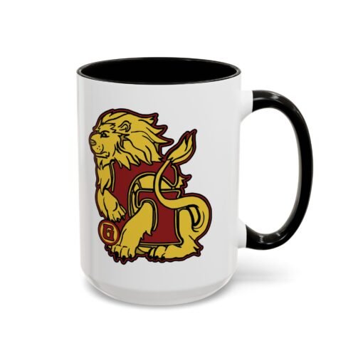 🦁 House of Lion Accent Color Mug – Sip with Courage - Image 14