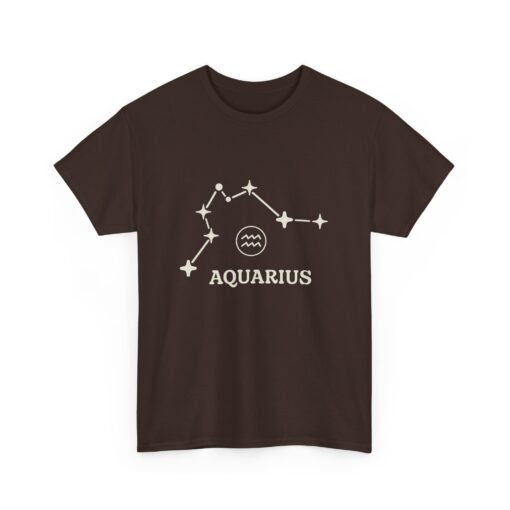Aquarius Zodiac Constellation Unisex T-Shirt - Image 12