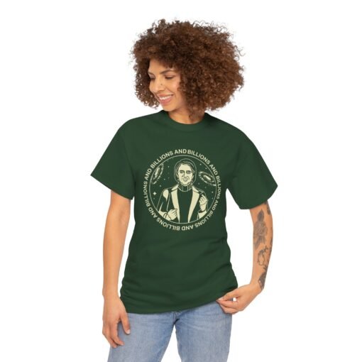Billions And Billions Unisex T-Shirt Carl Sagan Science - Image 2