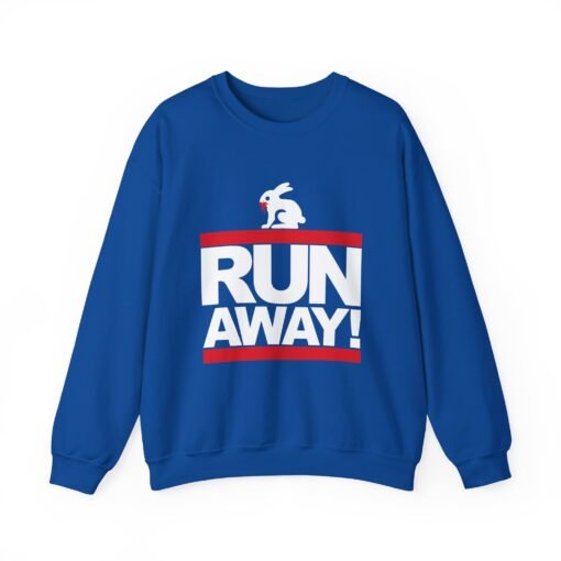 🐇 RUN AWAY Unisex Sweatshirt – Dangerously Funny, Surprisingly Cozy - Image 14