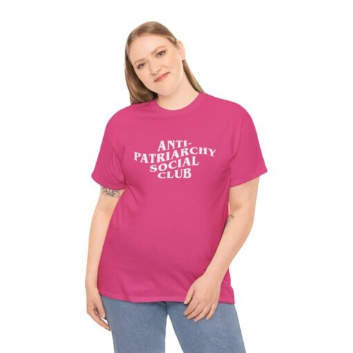 Anti-Patriarchy Social Club Unisex Tee - Image 3