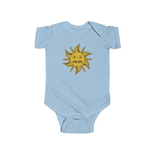 🌞 King Arthur’s Sun Emblem Baby Bodysuit – Tiny Royalty, Big Absurdity - Image 6
