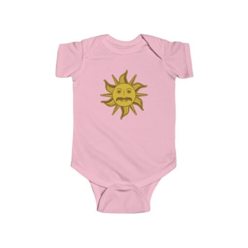🌞 King Arthur’s Sun Emblem Baby Bodysuit – Tiny Royalty, Big Absurdity - Image 10