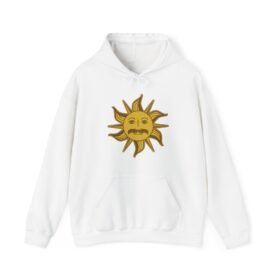 🌞 King Arthur’s Sun Emblem Hoodie – Because Even Knights Get Cold