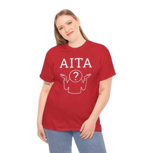 🤔😂 AITA? Unisex T-Shirt – Just Asking... for a Friend - Image 3