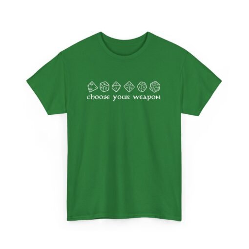 🎲⚔️ Choose Your Weapon Unisex T-Shirt – Roll with Style - Image 15