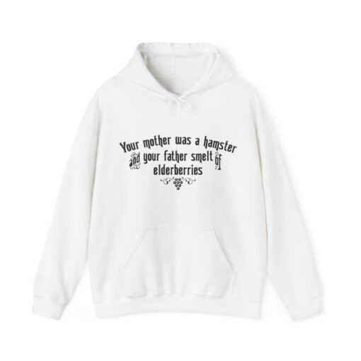 😂 Your Mother Was a Hamster Unisex Hoodie – Insulting Comfort, Monty Python Style