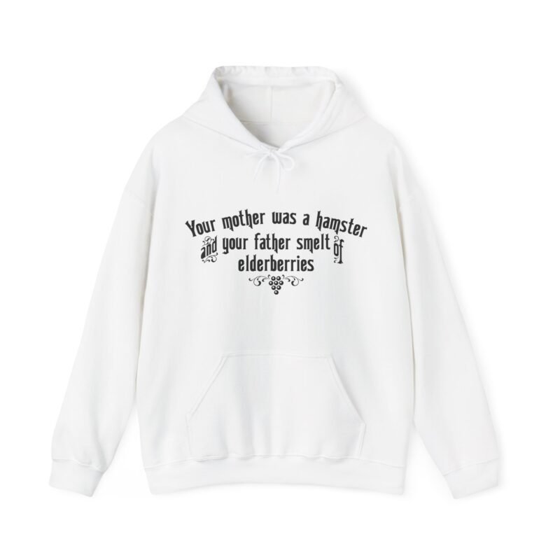 😂 Your Mother Was a Hamster Unisex Hoodie – Insulting Comfort, Monty Python Style