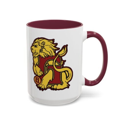 🦁 House of Lion Accent Color Mug – Sip with Courage - Image 18