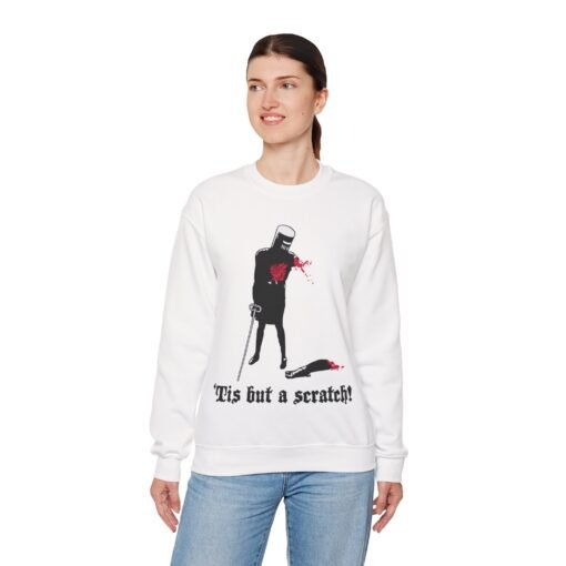 ⚔️ ‘Tis But a Scratch Unisex Sweatshirt – Brave the Chill Like a Limbless Legend - Image 7