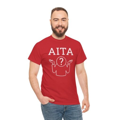 🤔😂 AITA? Unisex T-Shirt – Just Asking... for a Friend - Image 4