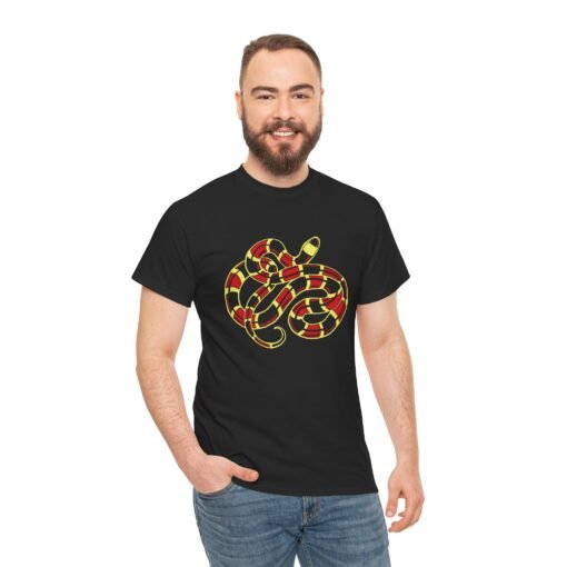 🐍🔥 Curled Coral Snake Unisex T-Shirt – Dangerously Stylish, Naturally Bold - Image 6