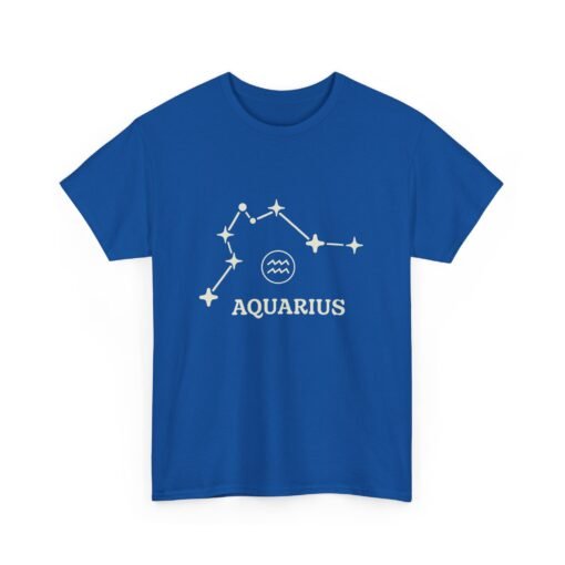 Aquarius Zodiac Constellation Unisex T-Shirt - Image 16