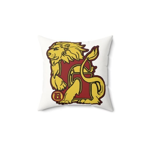 🦁 House of Lion Faux Suede Throw Pillow – Courage You Can Cuddle - Image 4