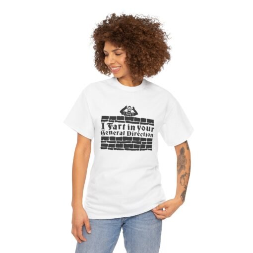 💨 I Fart in Your General Direction Unisex T-Shirt – Bold Insults, British Style - Image 4