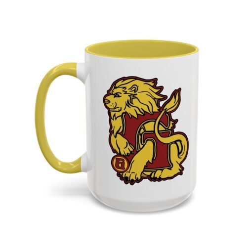 🦁 House of Lion Accent Color Mug – Sip with Courage - Image 24