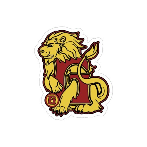 🦁 House of Lion Outdoor Sticker – Bravery That Sticks, Rain or Shine - Image 13