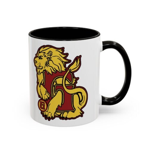 🦁 House of Lion Accent Color Mug – Sip with Courage - Image 6