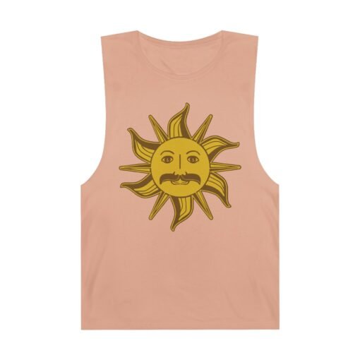 🌞 King Arthur’s Sun Emblem Unisex Barnard Tank – Quest in Comfort, Laugh in Style - Image 8