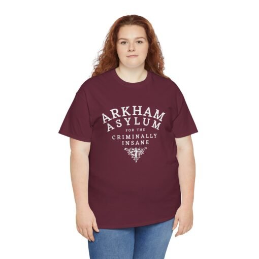 Arkham Asylum Superhero Villain Unisex Tee - Image 6
