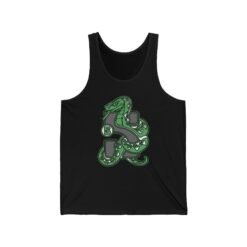 Alternative view of 🐍 House of Snake Unisex Jersey Tank Top – Sleeveless and Strategic