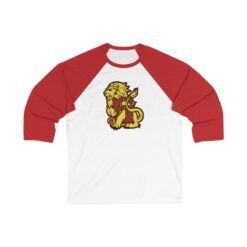 🦁 House of Lion Unisex Raglan T-Shirt – Brave Looks Good on Everyone