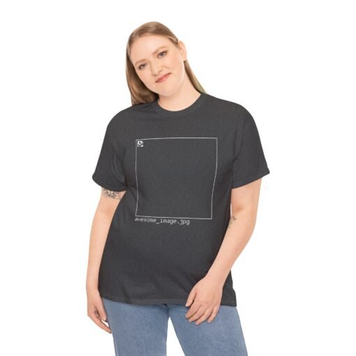🖥️❌ Error Loading Image Unisex T-Shirt – Glitch with Style - Image 3