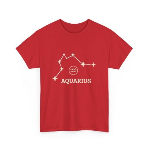 Aquarius Zodiac Constellation Unisex T-Shirt - Image 19